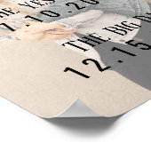 Romantic Married Couple Dates Afbeelding Typografi Poster (Hoek)