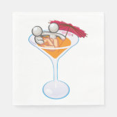 Romantic Martini Servet (Voorkant)