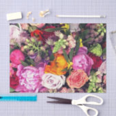 Romantic Meerkleurige Floral Tissuepapier (Craft)