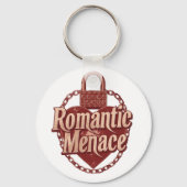"Romantic Menace" with Edgy Heart Lock Sleutelhanger (Achterkant)