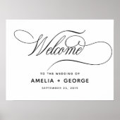Romantic Modern Calligraphy Typography Script Poster (Voorkant)