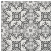 Romantic Moroccan Abstract Floral Tile Pattern Stof (Close Up)