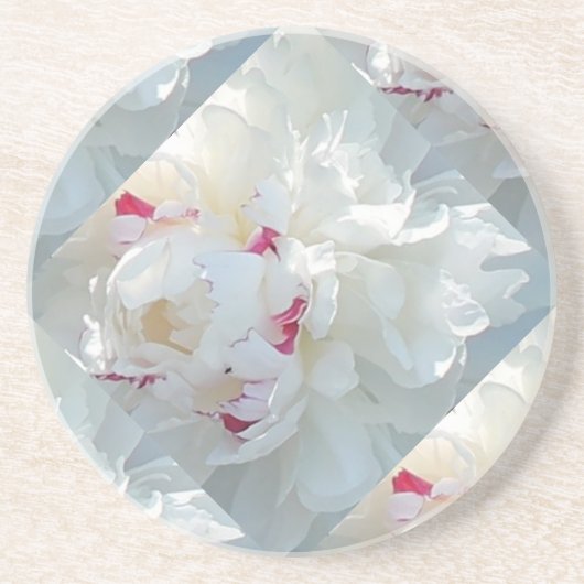 Romantic Multi Peony Onderzetter (Voorkant)