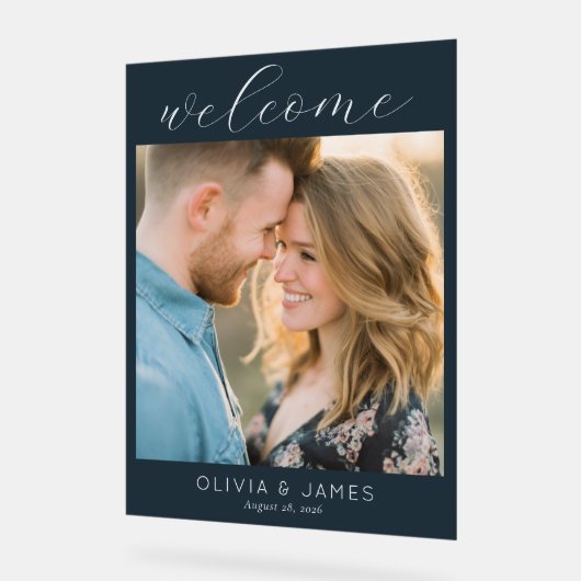 Romantic Navy Classic Photo (Angle)