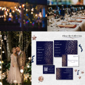 Romantic Navy Roos Gold Stardust Programma