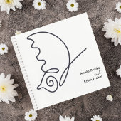 Romantic Neutral Toned Guestbook Notitieboek