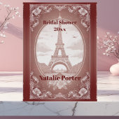 Romantic Paris Miss to Mrs Bridal Shower Welcome