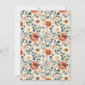 Romantic Pastel Floral Wedding Invitation (Dos)