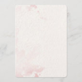 Romantic Pastel Purple Daisy Wedding Menu (Dos)