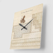 Romantic Periodieke Lijst van het Fragment van Ele Vierkante Klok (Hoek)