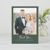 Romantic Photo Bedankkaart (Staand voorkant)