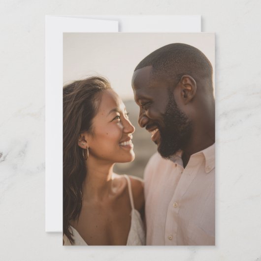 Romantic Photo Kaart (Voorkant)