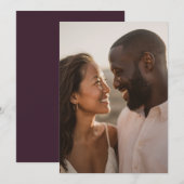 Romantic Photo Kaart (Voorkant / Achterkant)