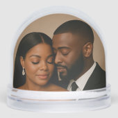 Romantic Photo Snow Globe Sneeuwbol (Voorkant)