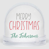 Romantic Photo Snow Globe Sneeuwbol (Achterkant)