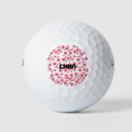 Romantic pink Cherry blossom Golfballen