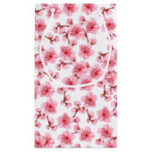 Romantic pink Cherry blosson Klein Cadeauzakje (Achterkant)