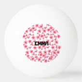 Romantic pink Cherry blosson Pingpongballen (Voorkant)