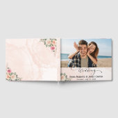 Romantic Pink Cream Floral Mariage Livre d'or (Complet)