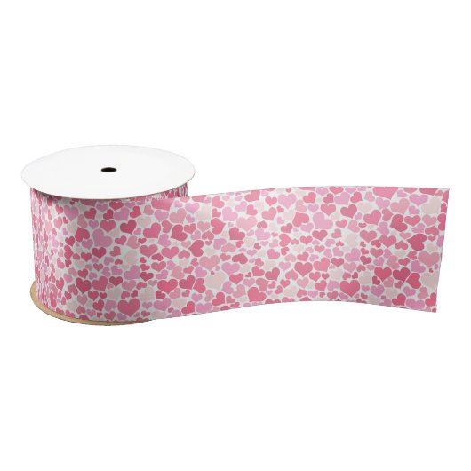 Romantic Pink Hearts Patroon Lint (Spoel)