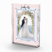 Romantic Playing Card Aesthetic Custom Names Fotoblokken (Rechts)