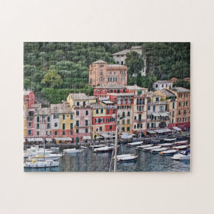 Romantic Portofino - Klassiek Italiaans dorp Puzzl Legpuzzel