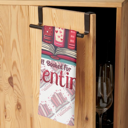 Romantic Reading Vibes Cozy Valentine Gift Theedoek (Derde Gevouwen)