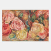 Romantic red and pink roses Pierre Auguste Renoir Inpakpapier Vel (Voorkant 2)