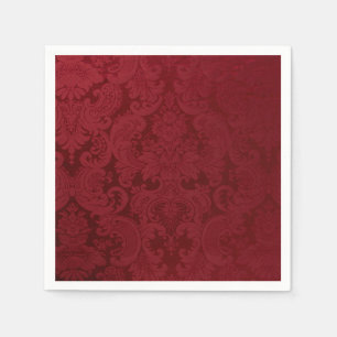 Romantic Red Damask Servetten