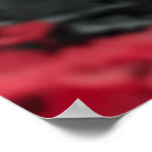 Romantic Red Flowers Couple Square Wall Poster (Hoek)