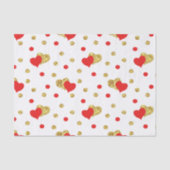 Romantic Red Heart  Tissuepapier (Voorkant)