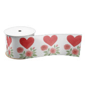 Romantic Red Hearts Pink Roses  Lint (Spoel)