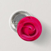 Romantic Red Pink Rose Ronde Button 3,2 Cm (Voorkant /achterkant)