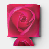 Romantic Red Pink Rose v2 Koelbox Blikjeskoeler (Achterkant)