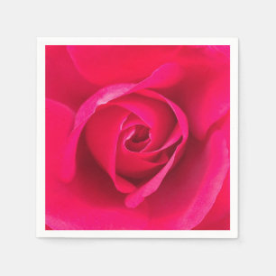 Romantic Red Pink Rose v2 Servet