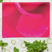 Romantic Red Pink Rose v2 Theedoek (Gevouwen)