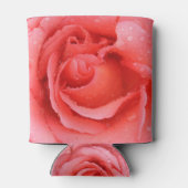 Romantic Red Pink Rose Water Druppelt Koelbox Blikjeskoeler (Achterkant)