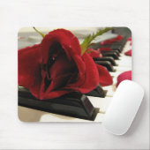 Romantic Red Rose Love Muismat (Met muis)
