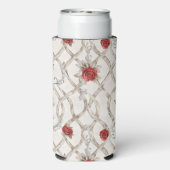 Romantic Red Roses Floral (Seltzer Achterkant)