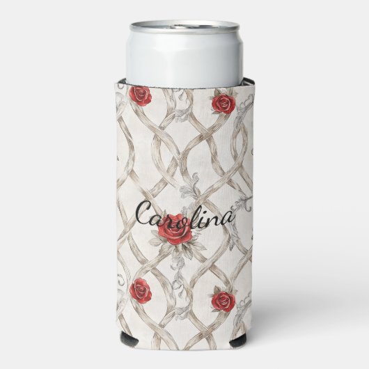 Romantic Red Roses Floral (Seltzer Voorkant)