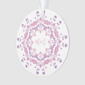 Romantic retro roze Mandala Ornament (voorkant)
