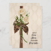 Romantic Rose Bouquet Kaart (Voorkant / Achterkant)