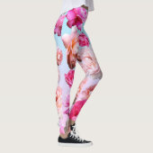 Romantic Roses Athleisure Yoga Pants Leggings (Rechts)