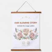 Romantic Roses Flowers Tapestry Hangend Wandkleed (Voorkant)