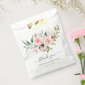 Romantic Roses Wedding Gift Favor Bag Bedankzakje (Gezegeld)
