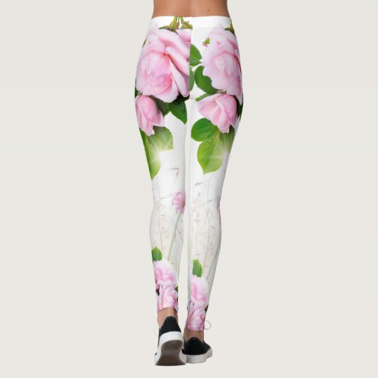 Romantic Rozen vrouwen Leggings (Achterkant)