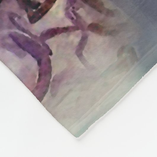 Romantic Scene Map Fleece Blanket (Hoek)