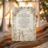 Romantic Scenic Chapel Couple Informatiekaartje