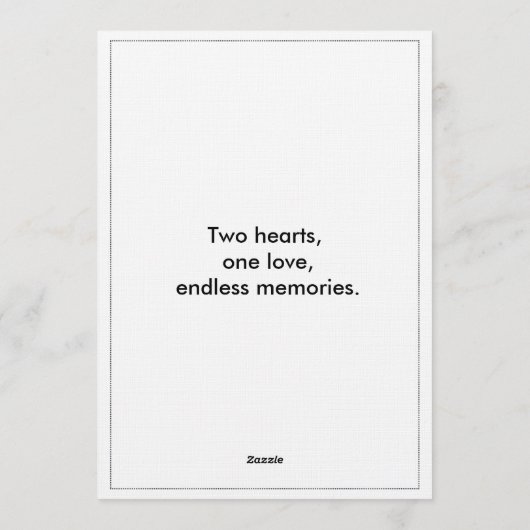 Romantic Script Wedding Invitation – Customizable  (Dos)