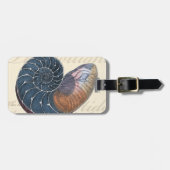 Romantic Seashell Bagagelabel (Voorkant horizontaal)